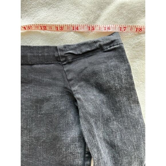 Zara EUC Denim Cropped Off Shoulder Top Ruffled Sleeves Size S - Picture 14 of 15